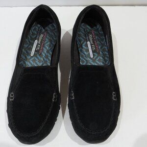 Skechers Women's Black Suede Flats